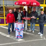 Popup-Stand der SPD in Niestetal