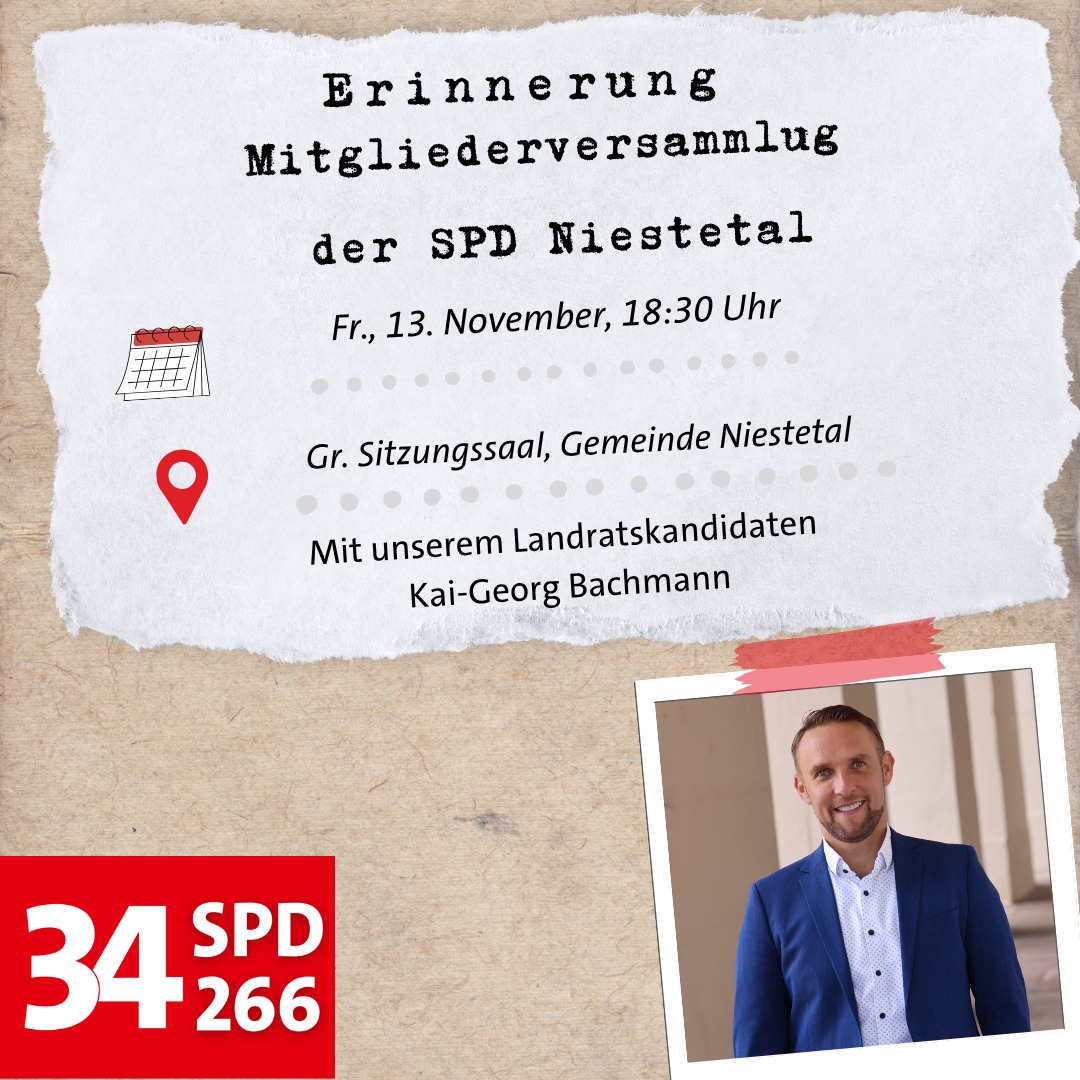 Du betrachtest gerade Einladung zur ordentlichen Mitgliederversammlung des Ortsvereins