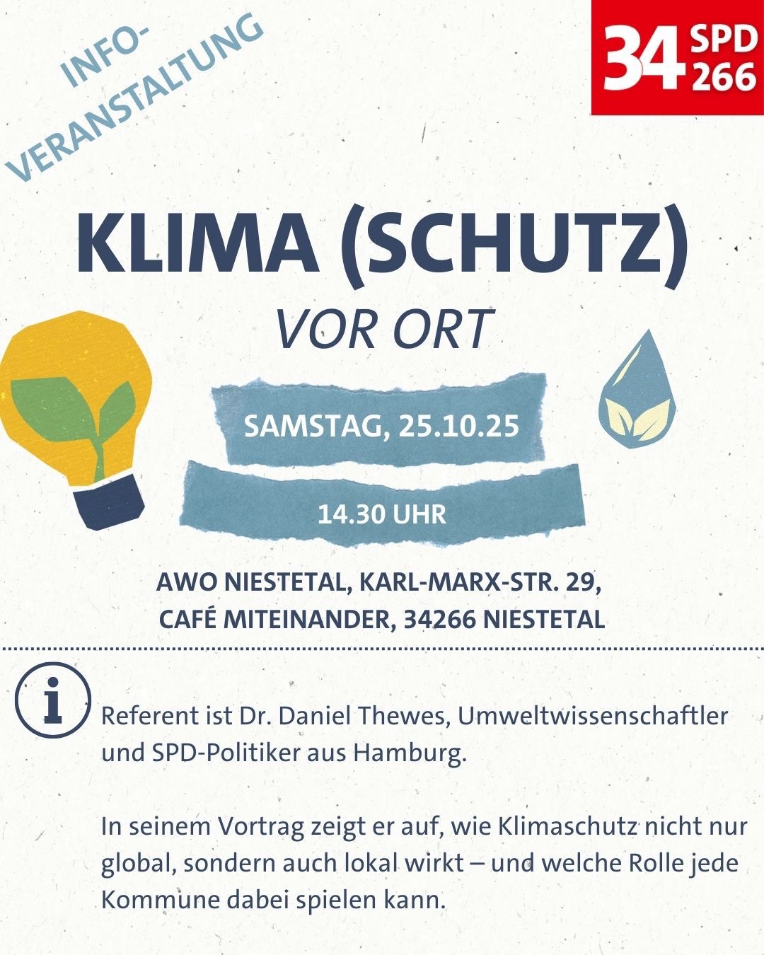 Du betrachtest gerade SPD Niestetal lädt ein: „Klima(schutz) – vor Ort“